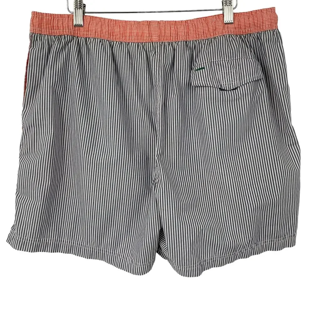 Tommy Hilfiger Striped Swim Trunks‎ Men's Size M Board Shorts Beachwear